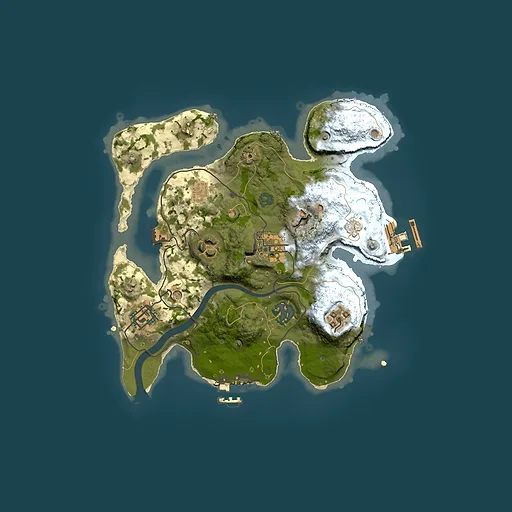 Rust map seed 1619047598, 2500x2500m top-down preview
