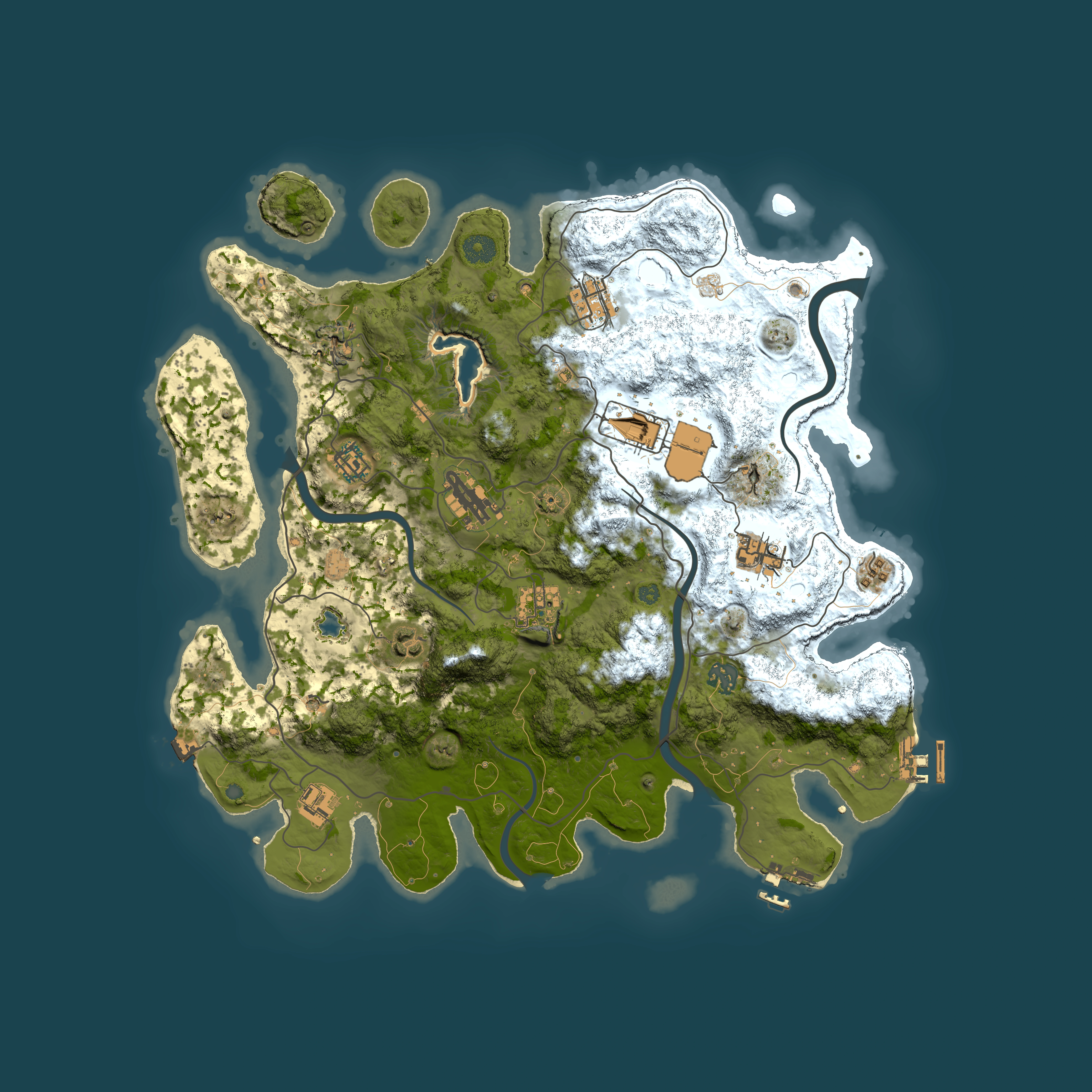 Full top-down render of Rust map seed 559310000, 4000x4000m