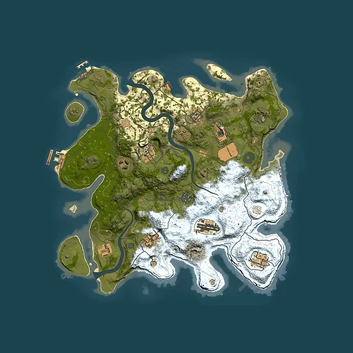 Rust map seed 1959140191, 3500x3500m top-down preview