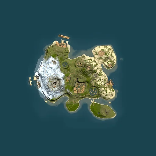 Rust map seed 1377057030, 2000x2000m top-down preview