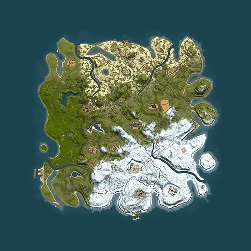 Rust map seed 75434033, 4500x4500m top-down preview