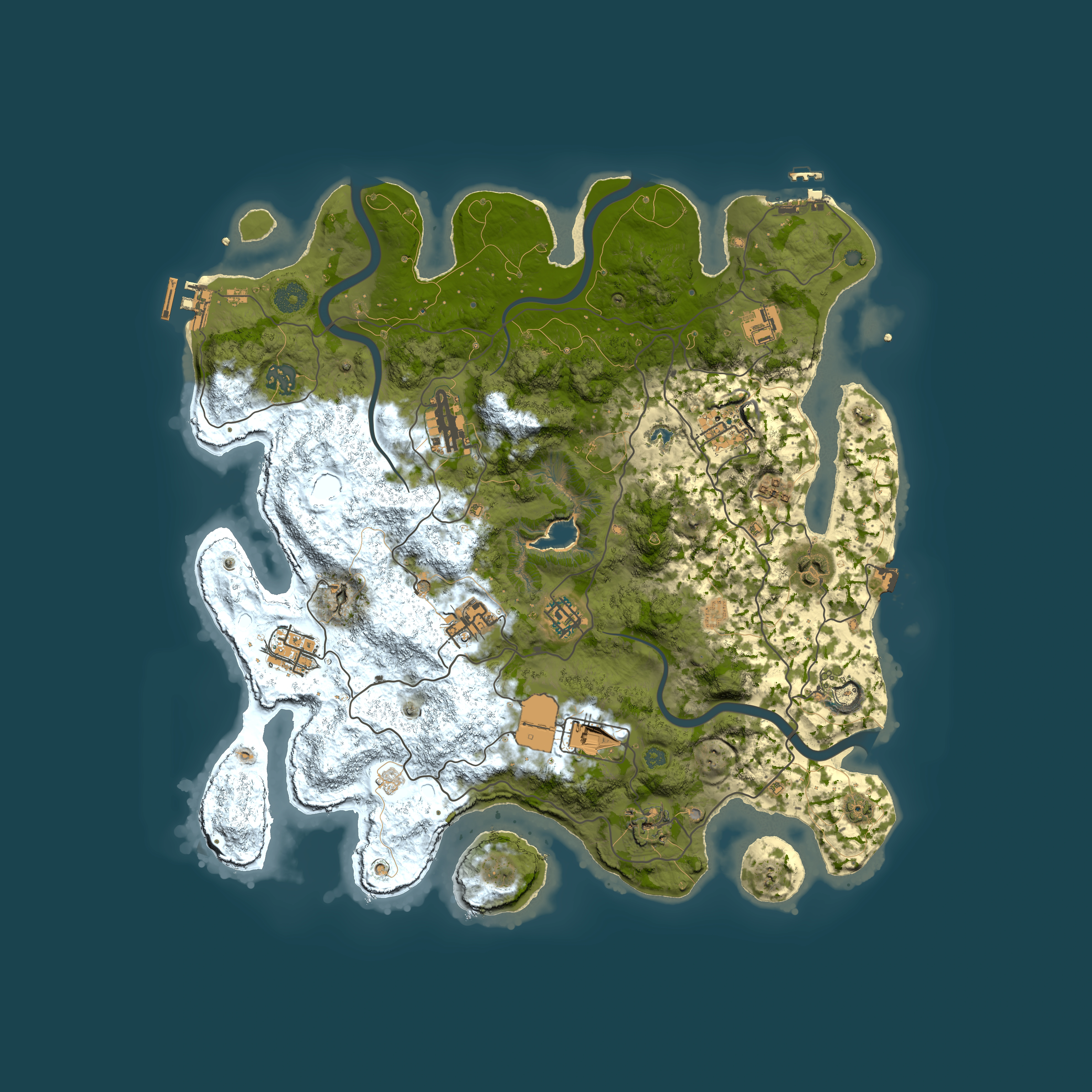 Full top-down render of Rust map seed 771630194, 4000x4000m