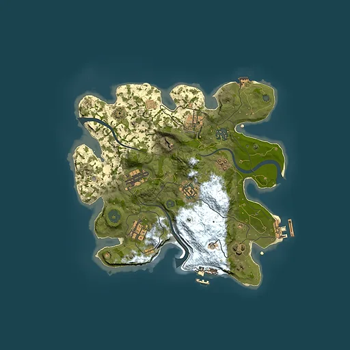 Rust map seed 1868957700, 3000x3000m top-down preview