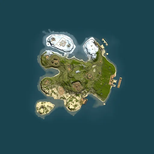 Rust map seed 2058729929, 2000x2000m top-down preview