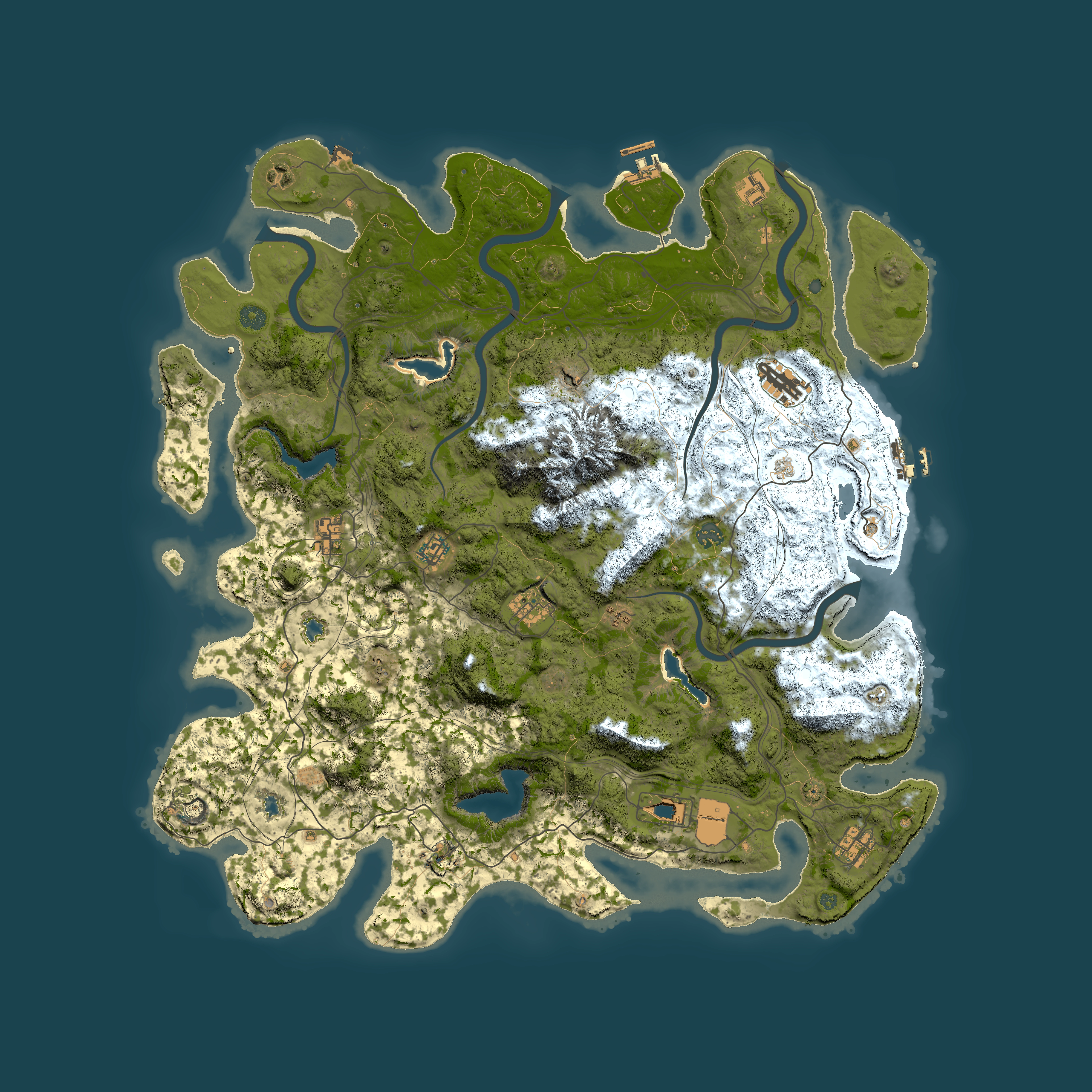 Full top-down render of Rust map seed 1924509380, 5000x5000m