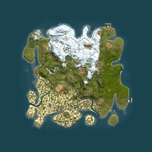 Rust map seed 921139012, 4000x4000m top-down preview