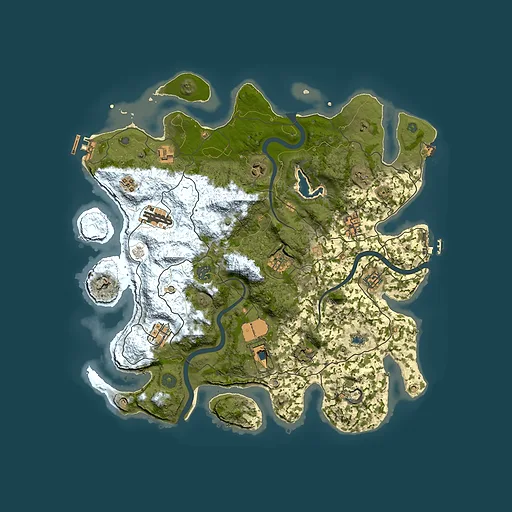 Rust map seed 969215167, 4000x4000m top-down preview