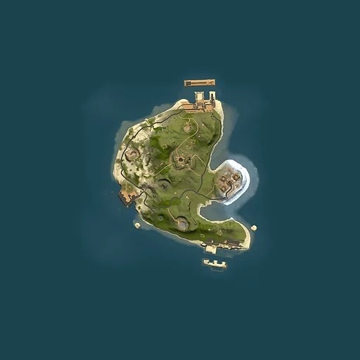 Rust map seed 4834990, 1500x1500m top-down preview