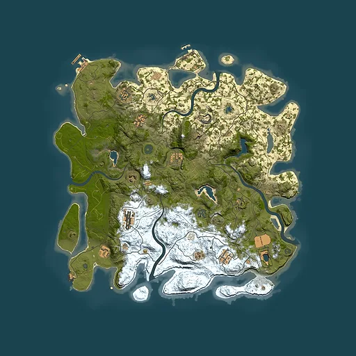 Rust map seed 2087556039, 4500x4500m top-down preview