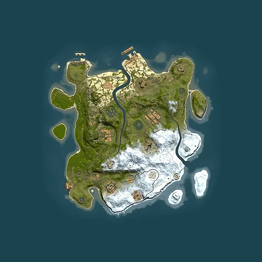 Rust map seed 1926705649, 3000x3000m top-down preview