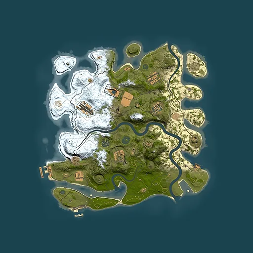 Rust map seed 1556505483, 3500x3500m top-down preview
