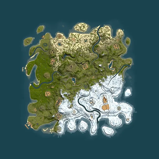 Rust map seed 2109793729, 4500x4500m top-down preview