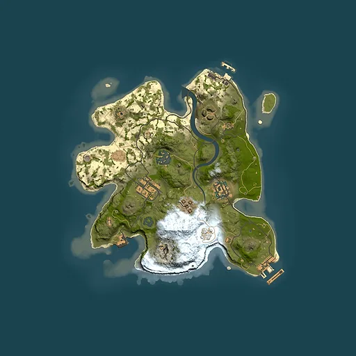 Rust map seed 682302602, 2500x2500m top-down preview
