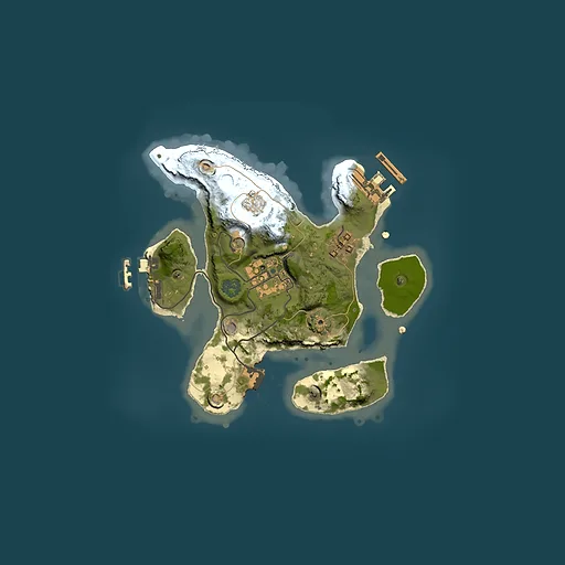 Rust map seed 284542202, 2000x2000m top-down preview