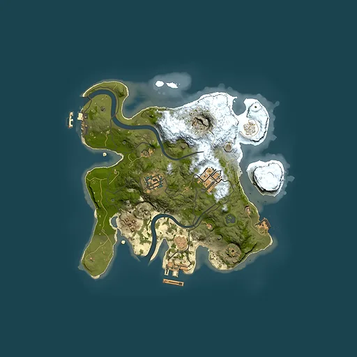 Rust map seed 1100803482, 2500x2500m top-down preview