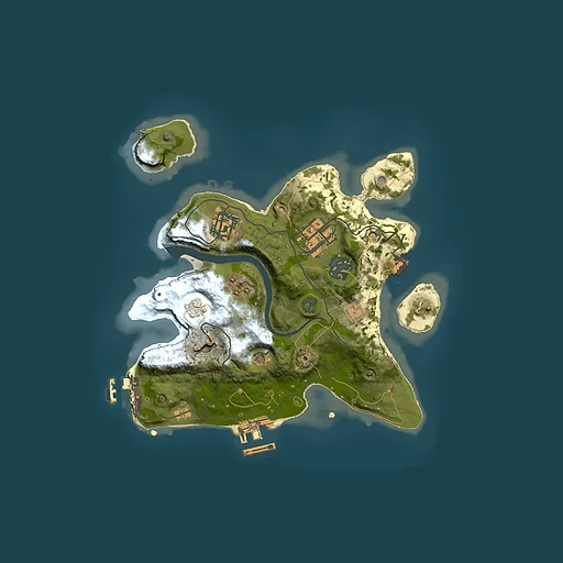 Rust map seed 581788051, 2500x2500m top-down preview