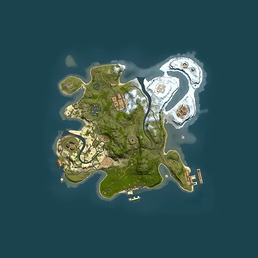 Rust map seed 2082403832, 2500x2500m top-down preview