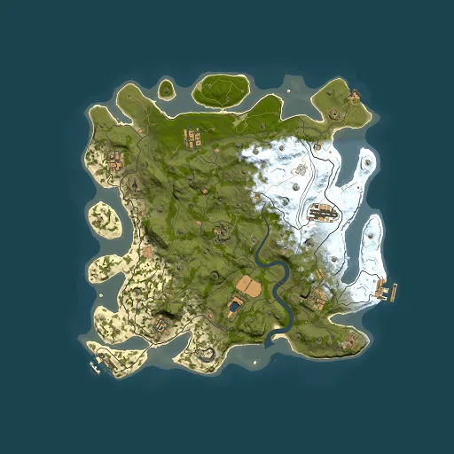 Rust map seed 1337, 3751x3751m top-down preview