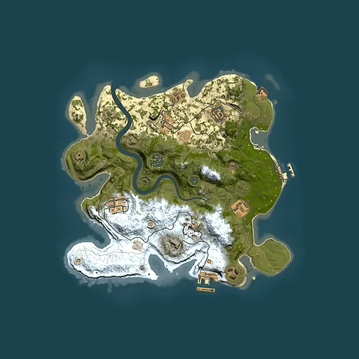 Rust map seed 1502245211, 3000x3000m top-down preview
