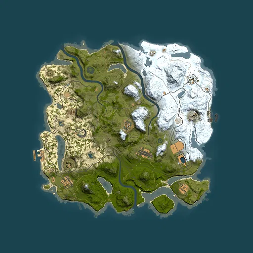Rust map seed 1337, 3800x3800m top-down preview