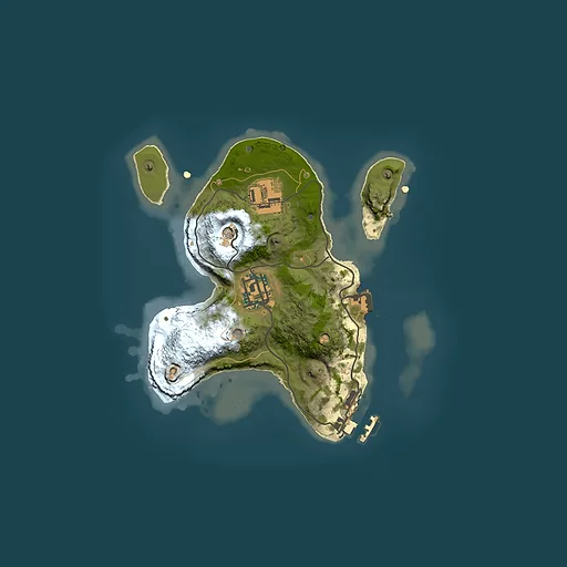 Rust map seed 684340660, 2000x2000m top-down preview