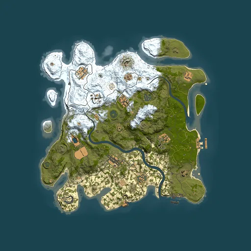 Rust map seed 1021251229, 3750x3750m top-down preview