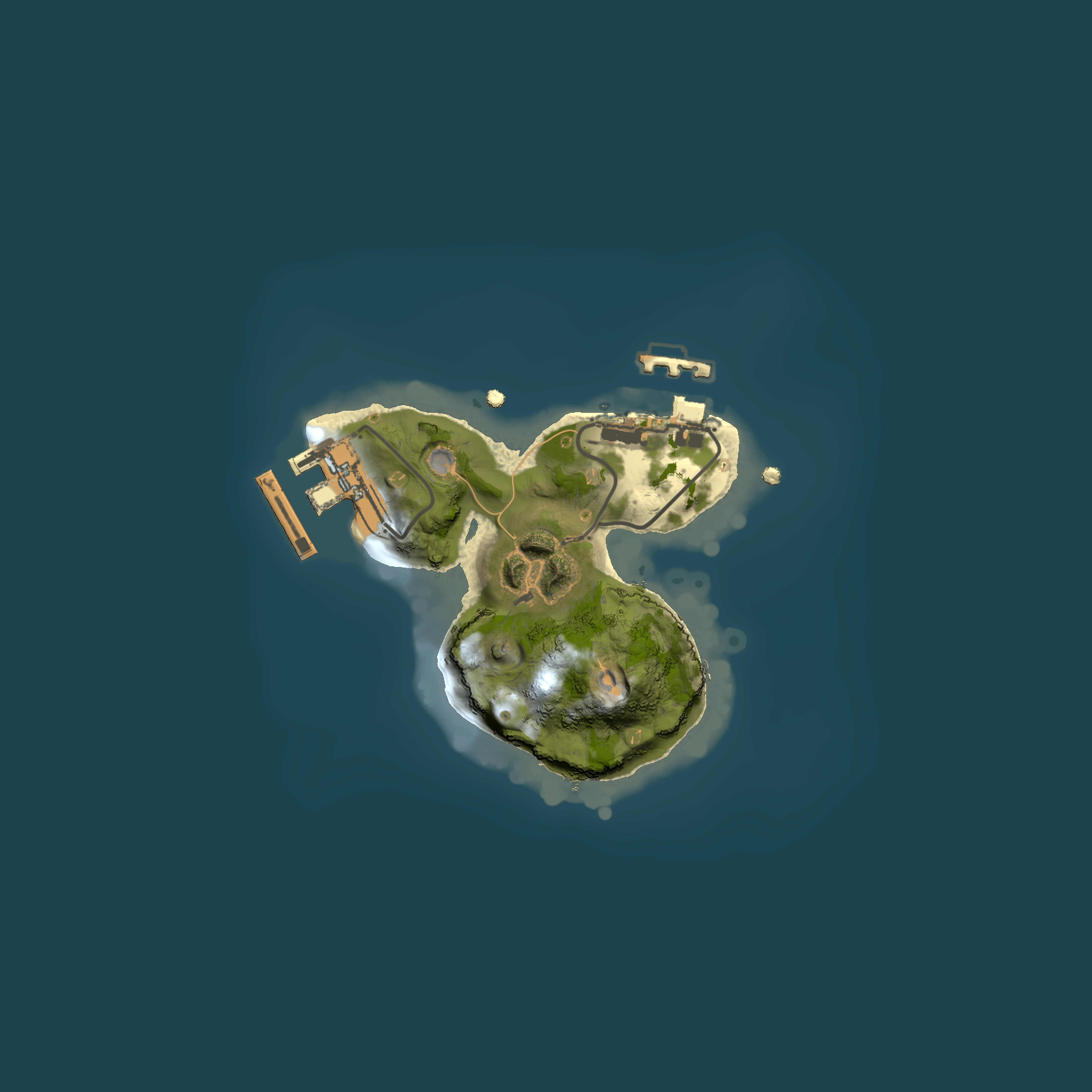 Full top-down render of Rust map seed 699249117, 1500x1500m