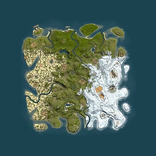 Rust map seed 1423392852, 4500x4500m top-down preview