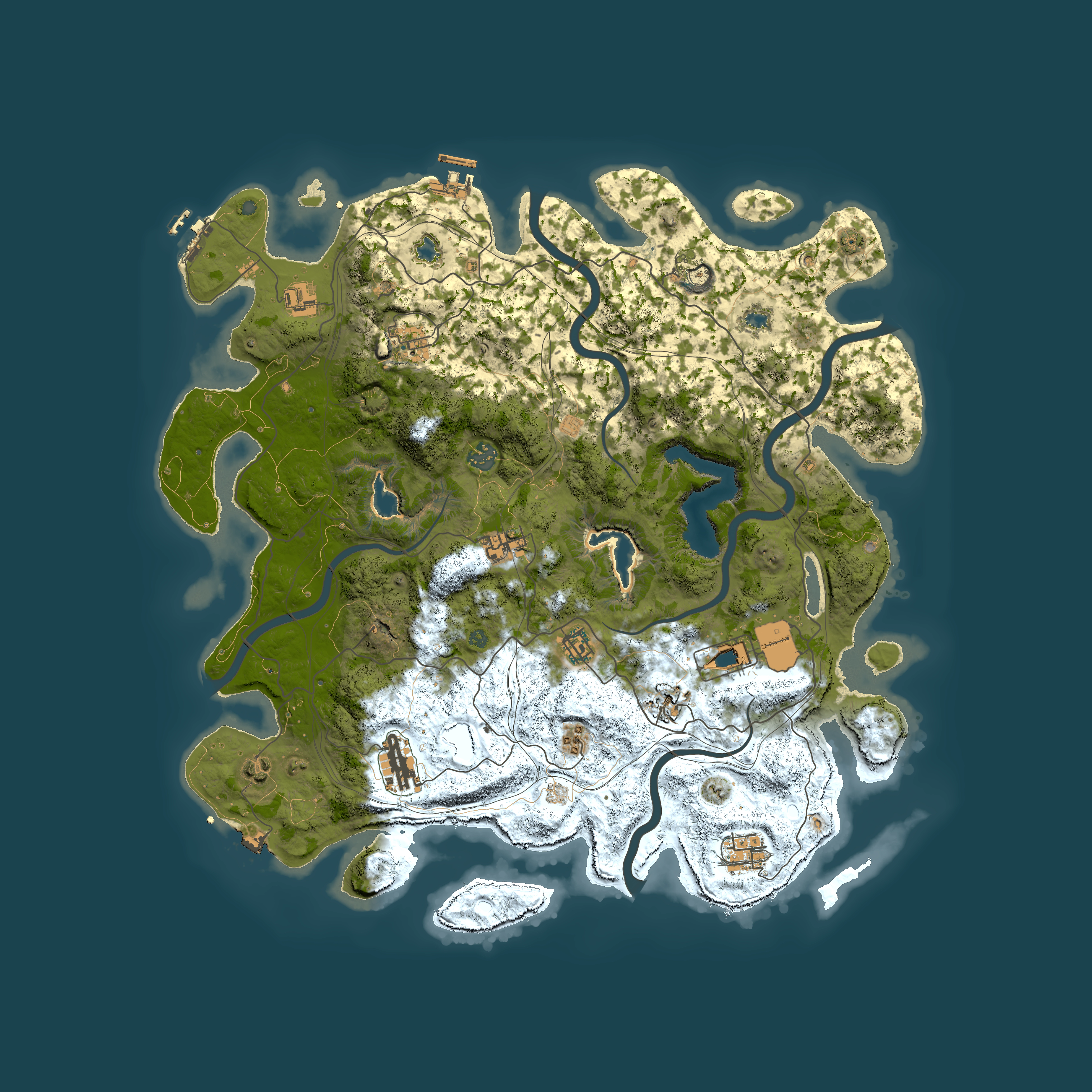 Full top-down render of Rust map seed 2071723336, 4500x4500m