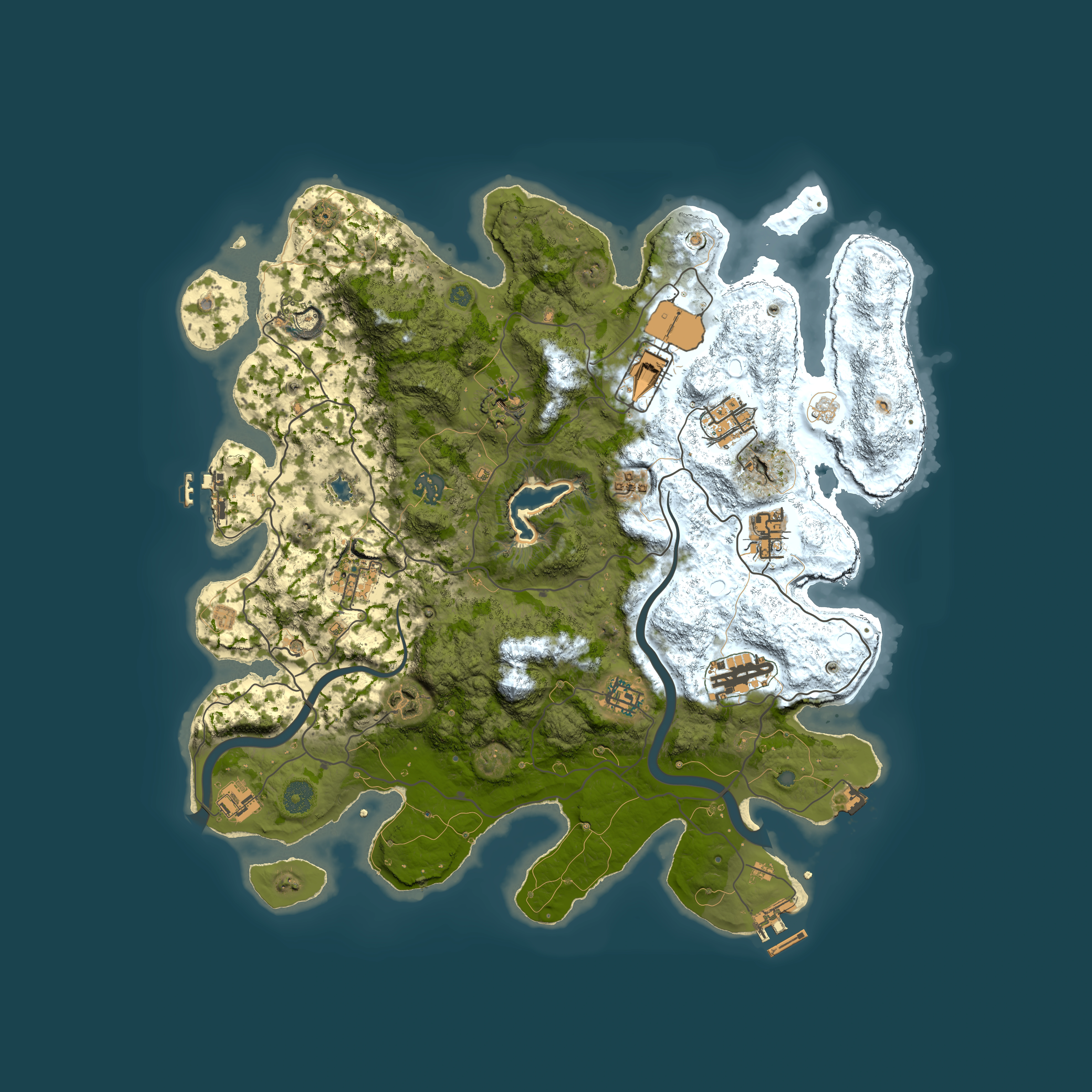 Full top-down render of Rust map seed 514639413, 4000x4000m