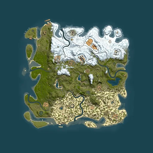 Rust map seed 817575347, 4500x4500m top-down preview