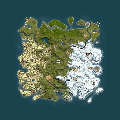 Rust map seed 944553386, 4500x4500m top-down preview