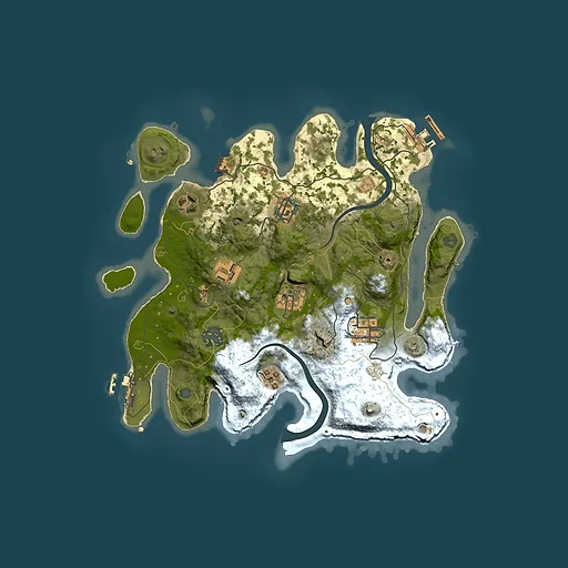 Rust map seed 879511762, 3000x3000m top-down preview