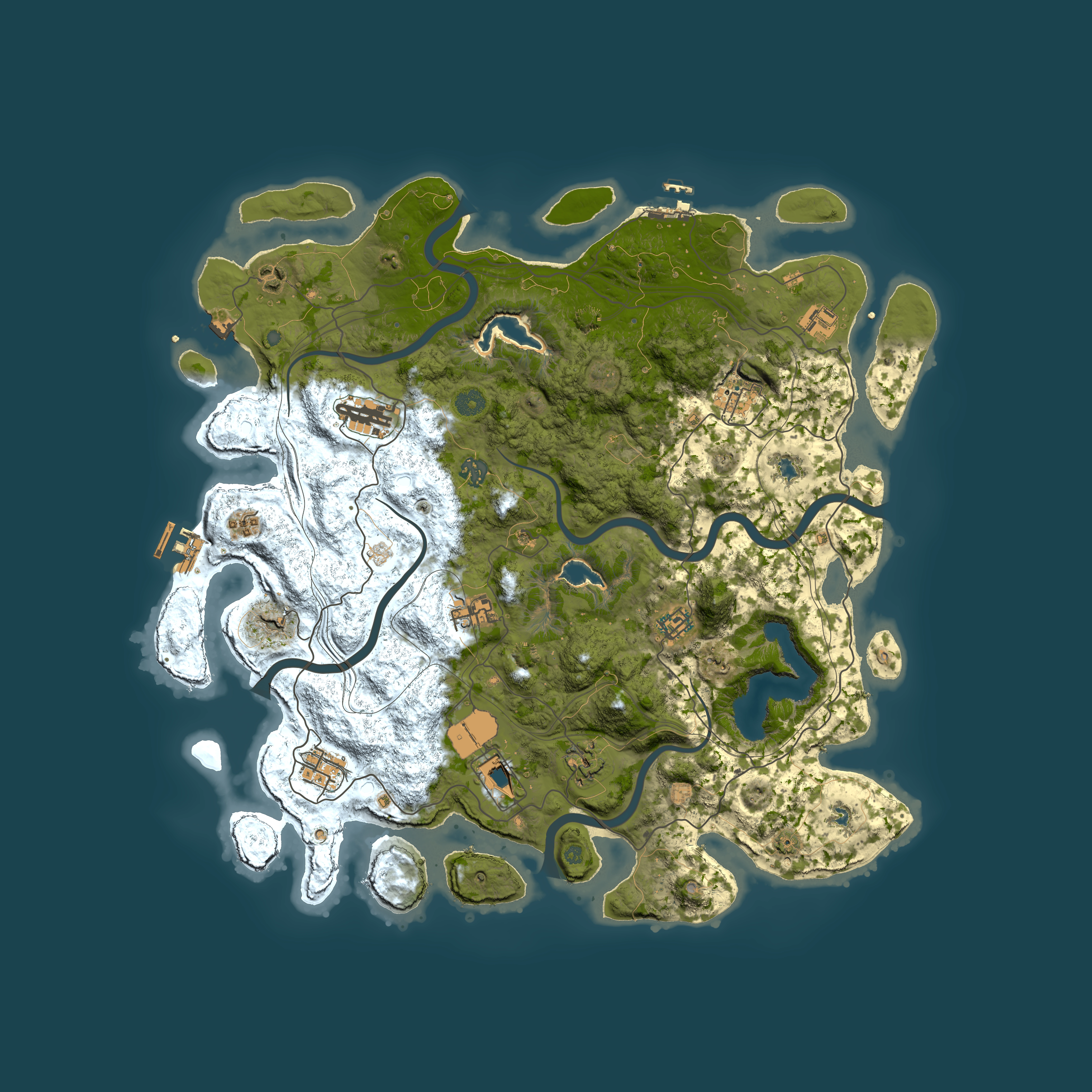 Full top-down render of Rust map seed 943881554, 4500x4500m