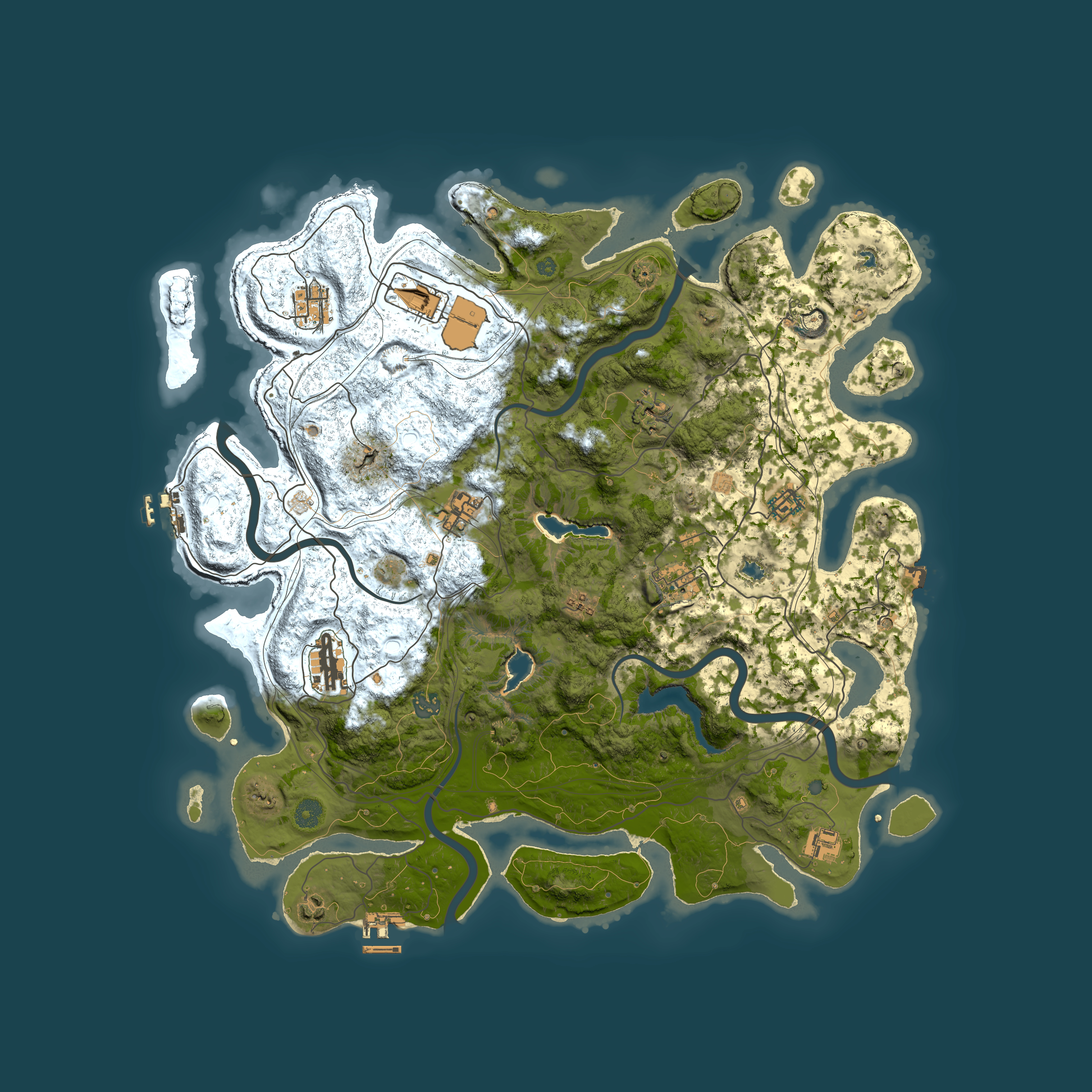 Full top-down render of Rust map seed 796115375, 4500x4500m