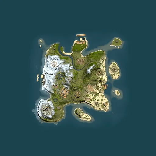 Rust map seed 684620252, 2500x2500m top-down preview