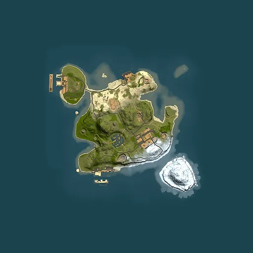 Rust map seed 1394115461, 2000x2000m top-down preview