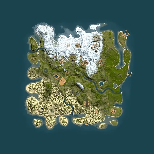 Rust map seed 1880819065, 4000x4000m top-down preview