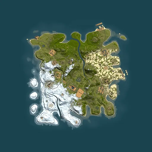 Rust map seed 361614894, 3500x3500m top-down preview