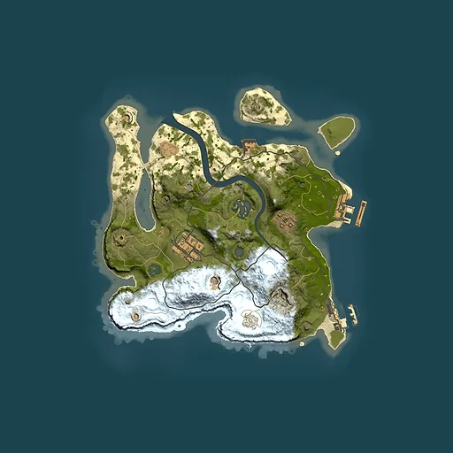 Rust map seed 960230662, 2500x2500m top-down preview