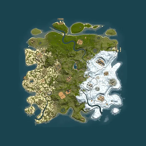 Rust map seed 594359355, 4000x4000m top-down preview