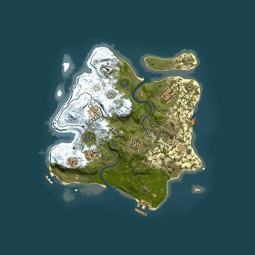 Rust map seed 725866098, 3000x3000m top-down preview