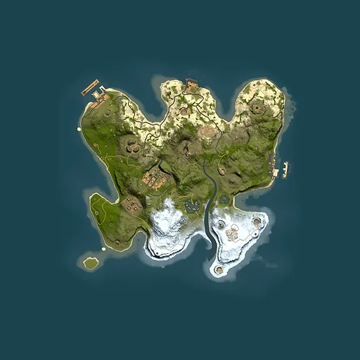 Rust map seed 413291225, 2500x2500m top-down preview