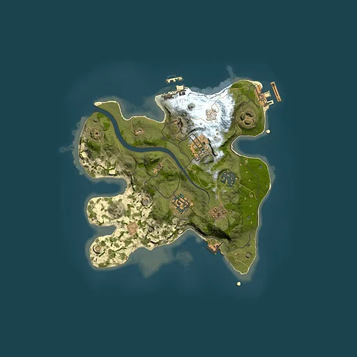 Rust map seed 716017451, 2500x2500m top-down preview