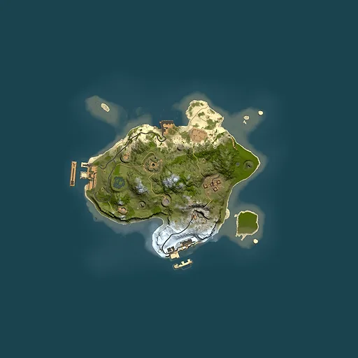 Rust map seed 273069845, 2000x2000m top-down preview