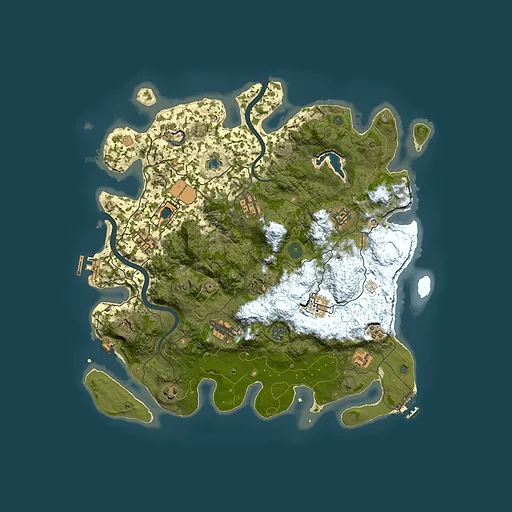 Rust map seed 2035048898, 4000x4000m top-down preview