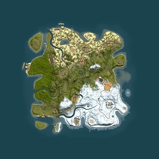 Rust map seed 969068403, 3500x3500m top-down preview