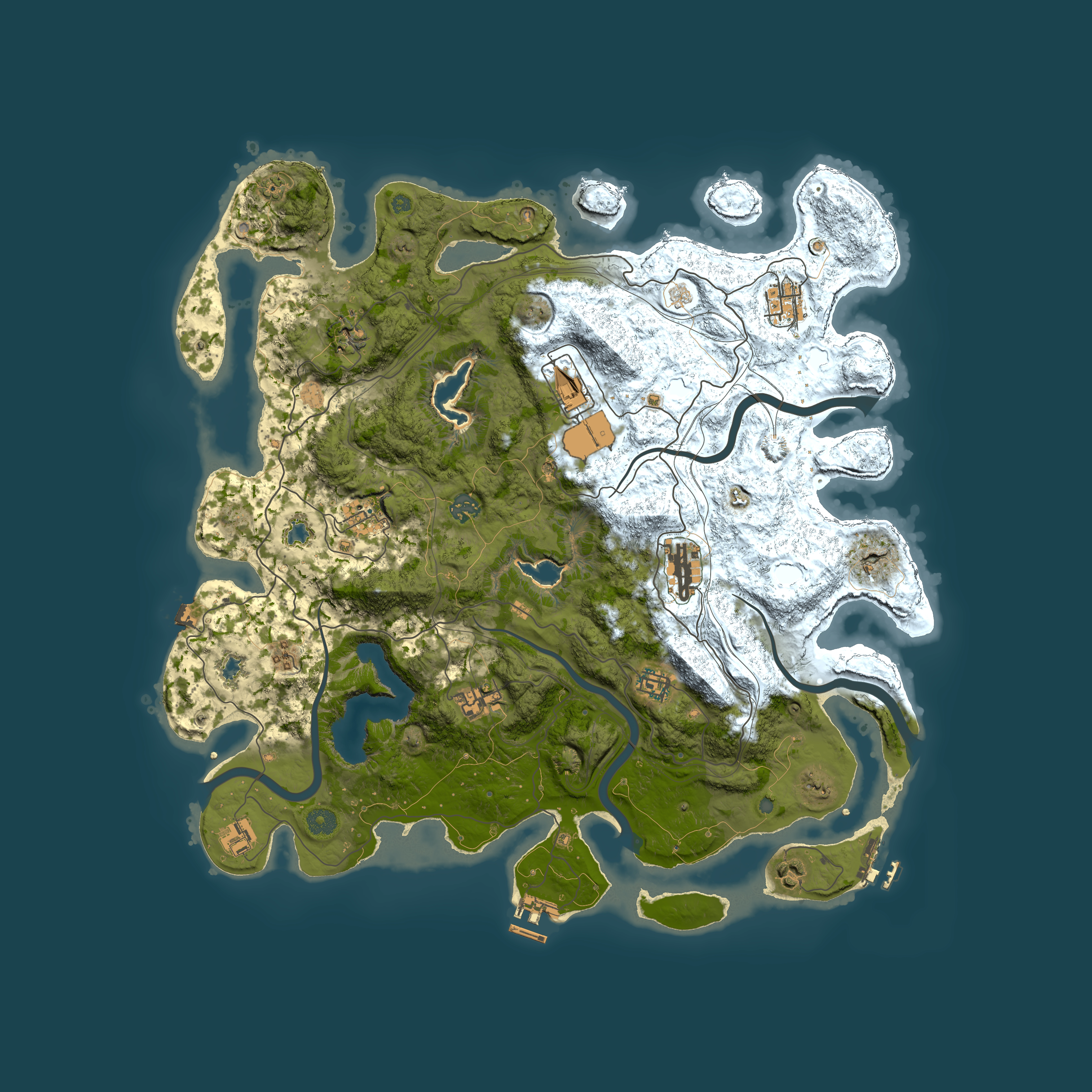 Full top-down render of Rust map seed 1712326412, 4500x4500m