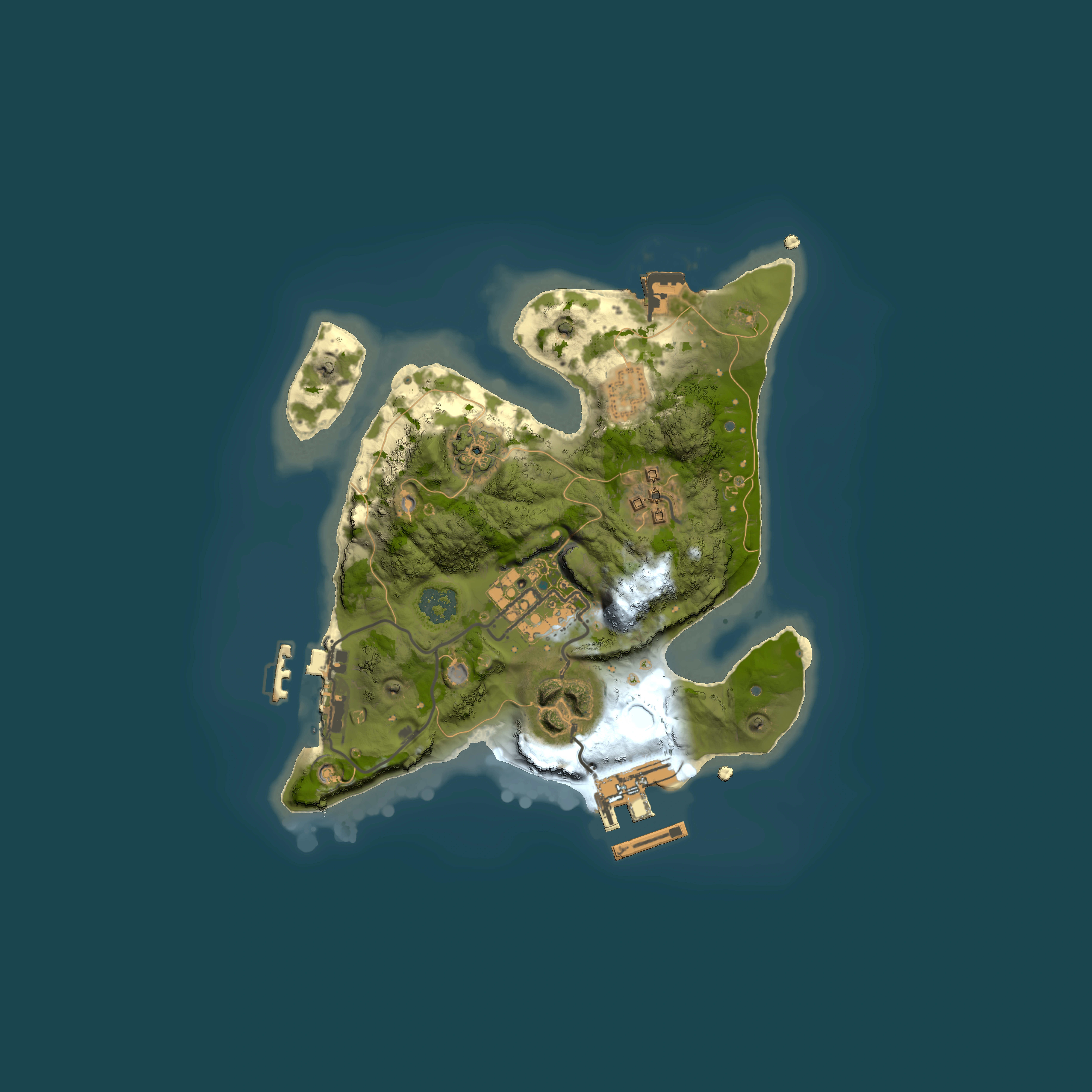 Full top-down render of Rust map seed 1775450967, 2000x2000m