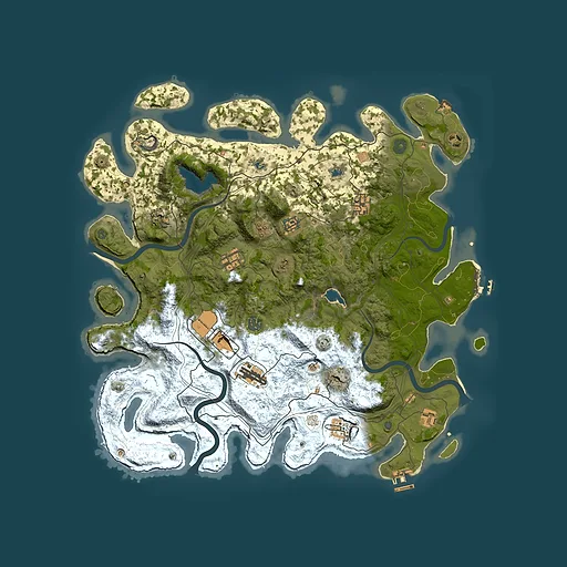 Rust map seed 1507883922, 4500x4500m top-down preview